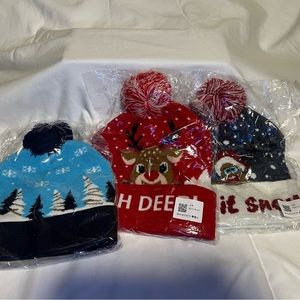 3 kid’s winter hats